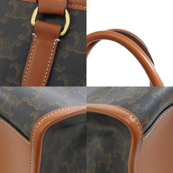 CELINE Triomphe Tote Bag Smooth Calfskin Leather Navy Blue - Picture 9 of 11